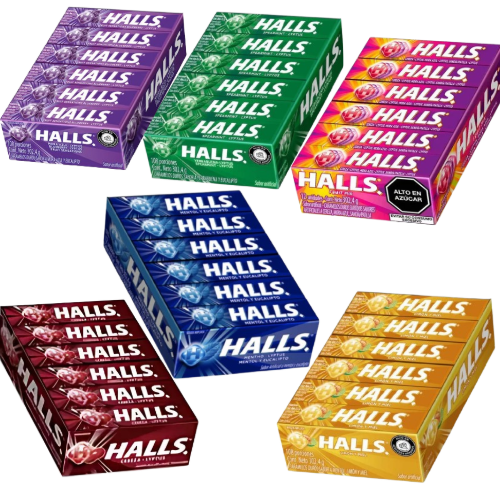  Halls Barra Surtido x 12  